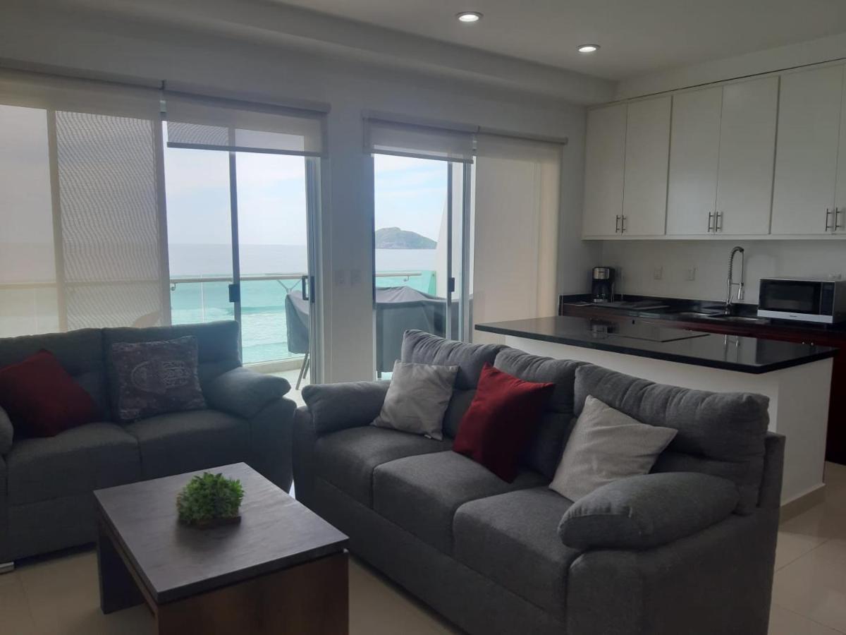 Hermoso Y Moderno Departamento Frente Al Malecon Con Preciosa Vista Al Mar Mazatlán Eksteriør bilde
